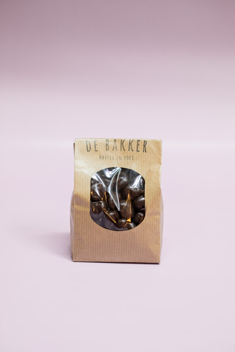 Chocolade cranberry's, Cranberry's gedipt in de pure chocolade, pure liefde.