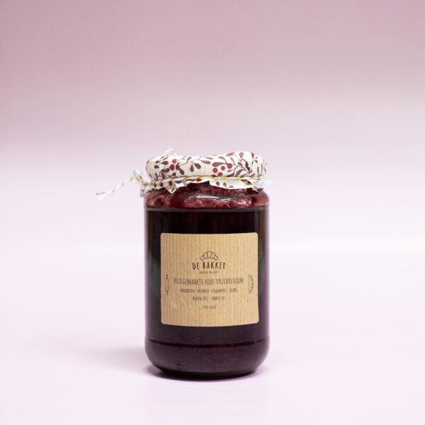 Huisgemaakte rode vruchten jam, Bij ons in de Bakker serveren wij deze bij het croissantje. Fris met een klein zuurtje! 370 ml