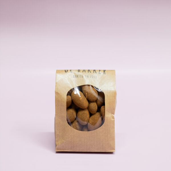 Choco kaneel amandelen, Pas op, zakje is zo leeg! 250 gram
